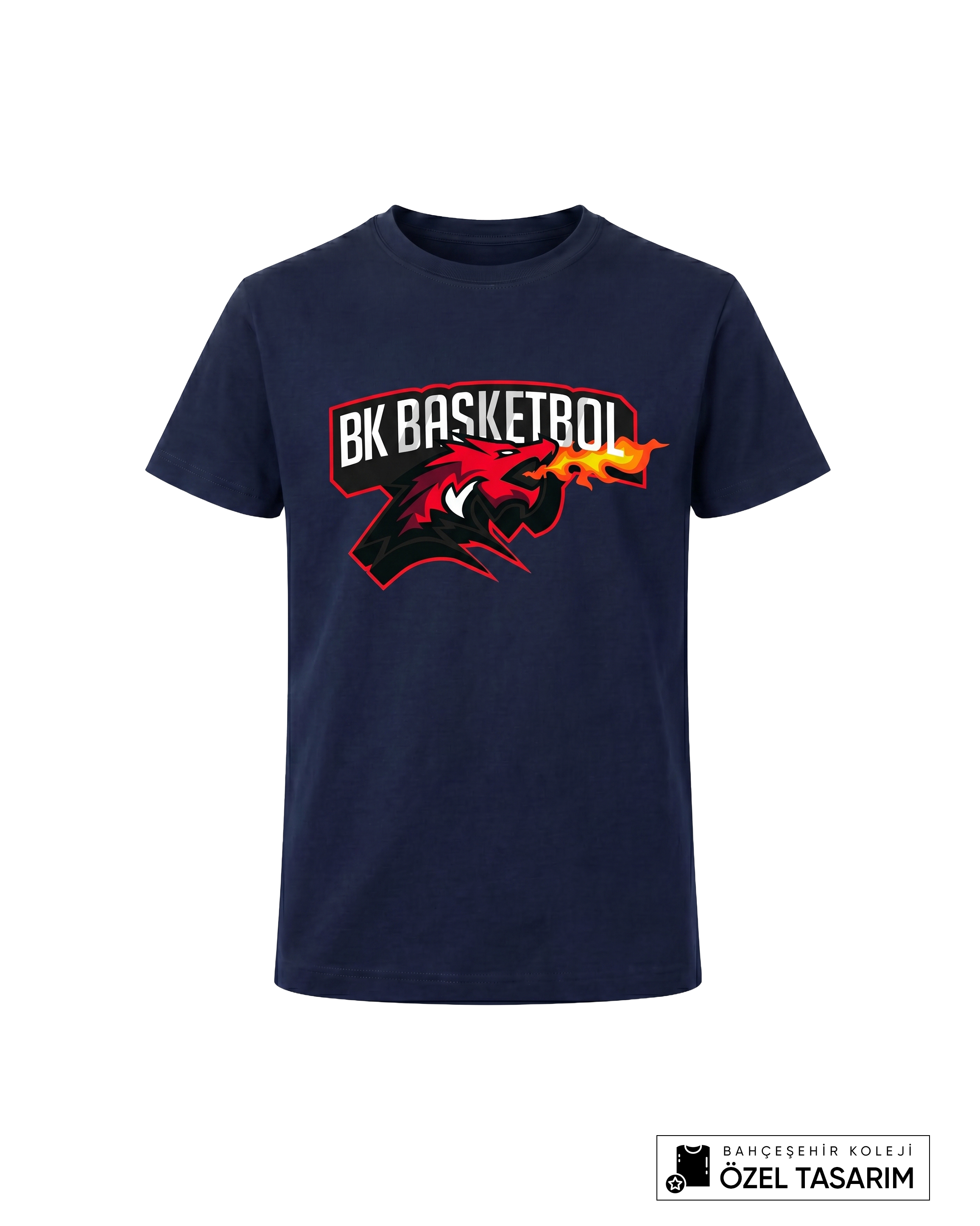 Bahçeşehir Koleji BK Basketbol Logolu Özel Tasarım T-shirt