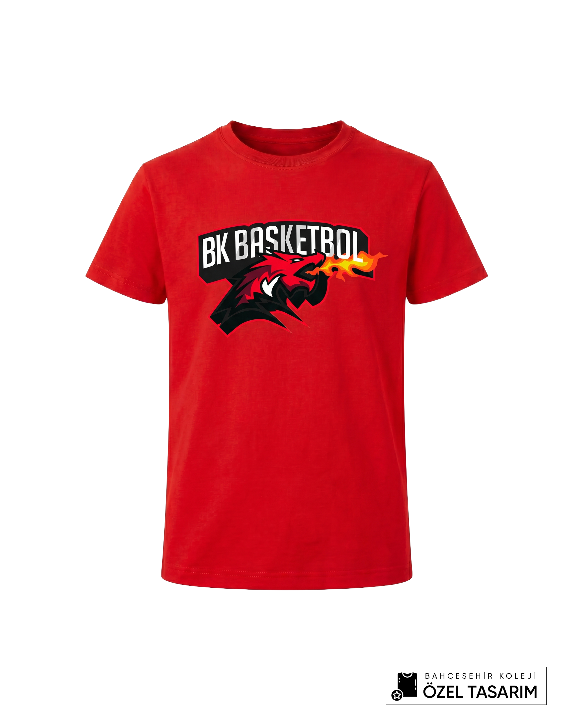 Bahçeşehir Koleji BK Basketbol Logolu Özel Tasarım T-shirt