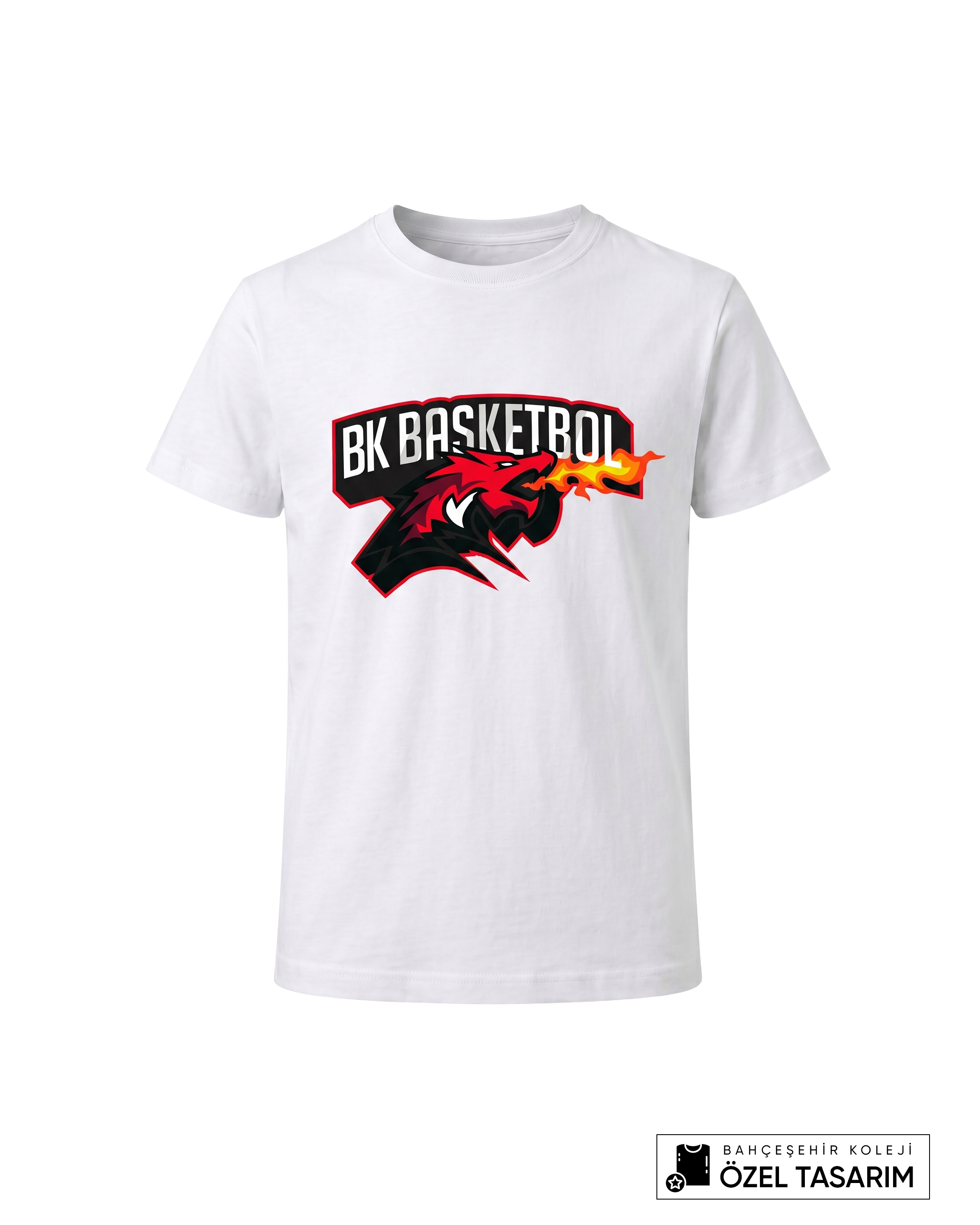 Bahçeşehir Koleji BK Basketbol Logolu Özel Tasarım T-shirt
