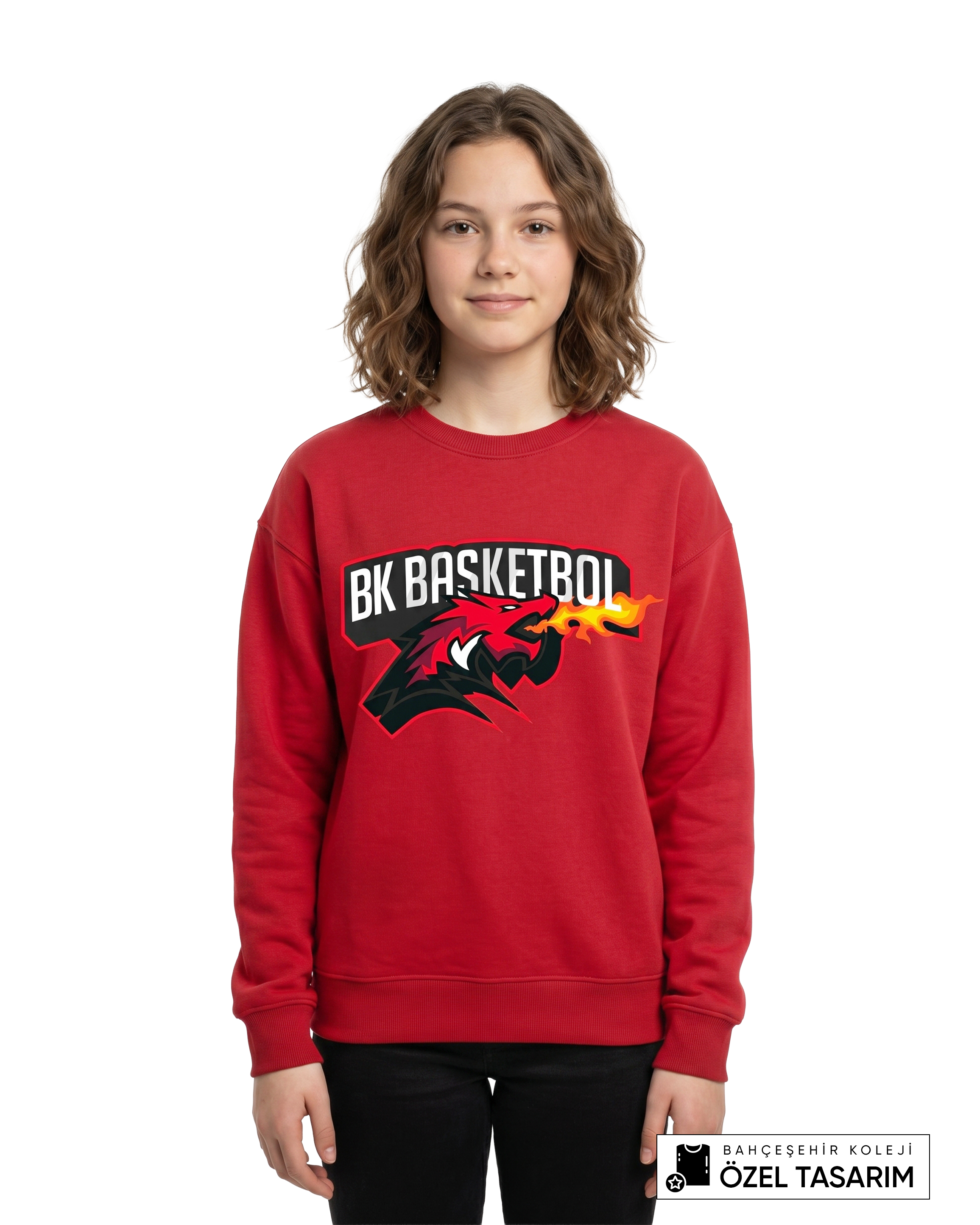 Bahçeşehir Koleji BK Basketbol Özel Tasarım Sweatshirt