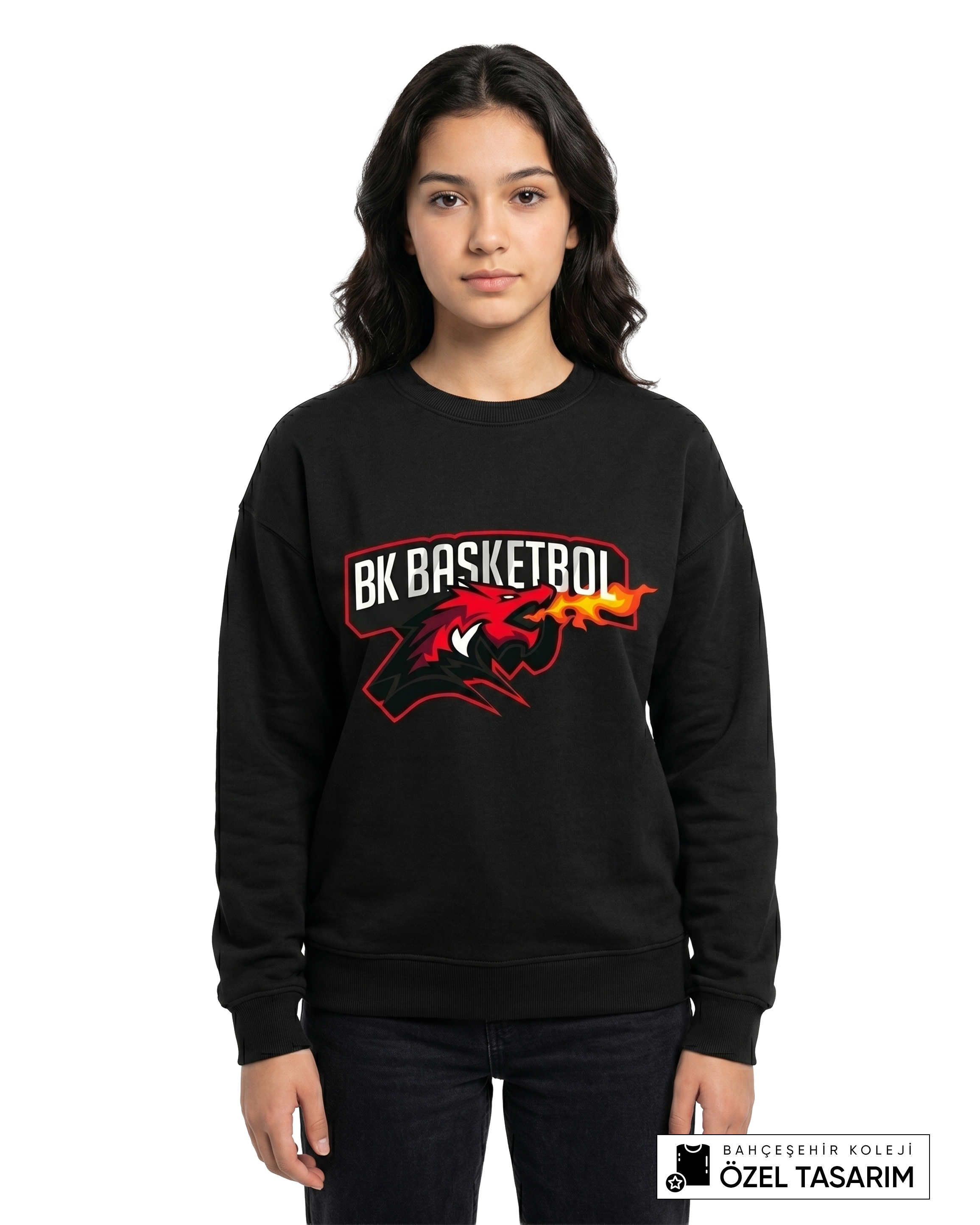 Bahçeşehir Koleji BK Basketbol Özel Tasarım Sweatshirt