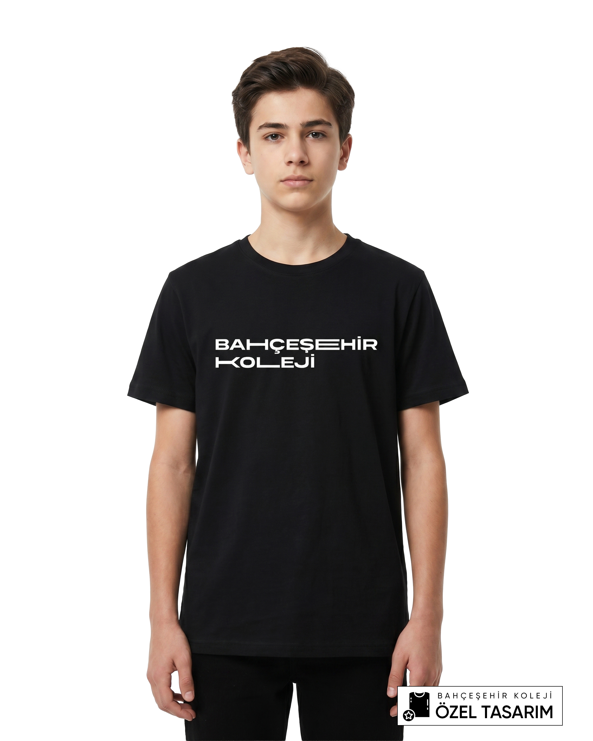 Bahçeşehir Koleji Özel Tasarım Yazılı T-shirt