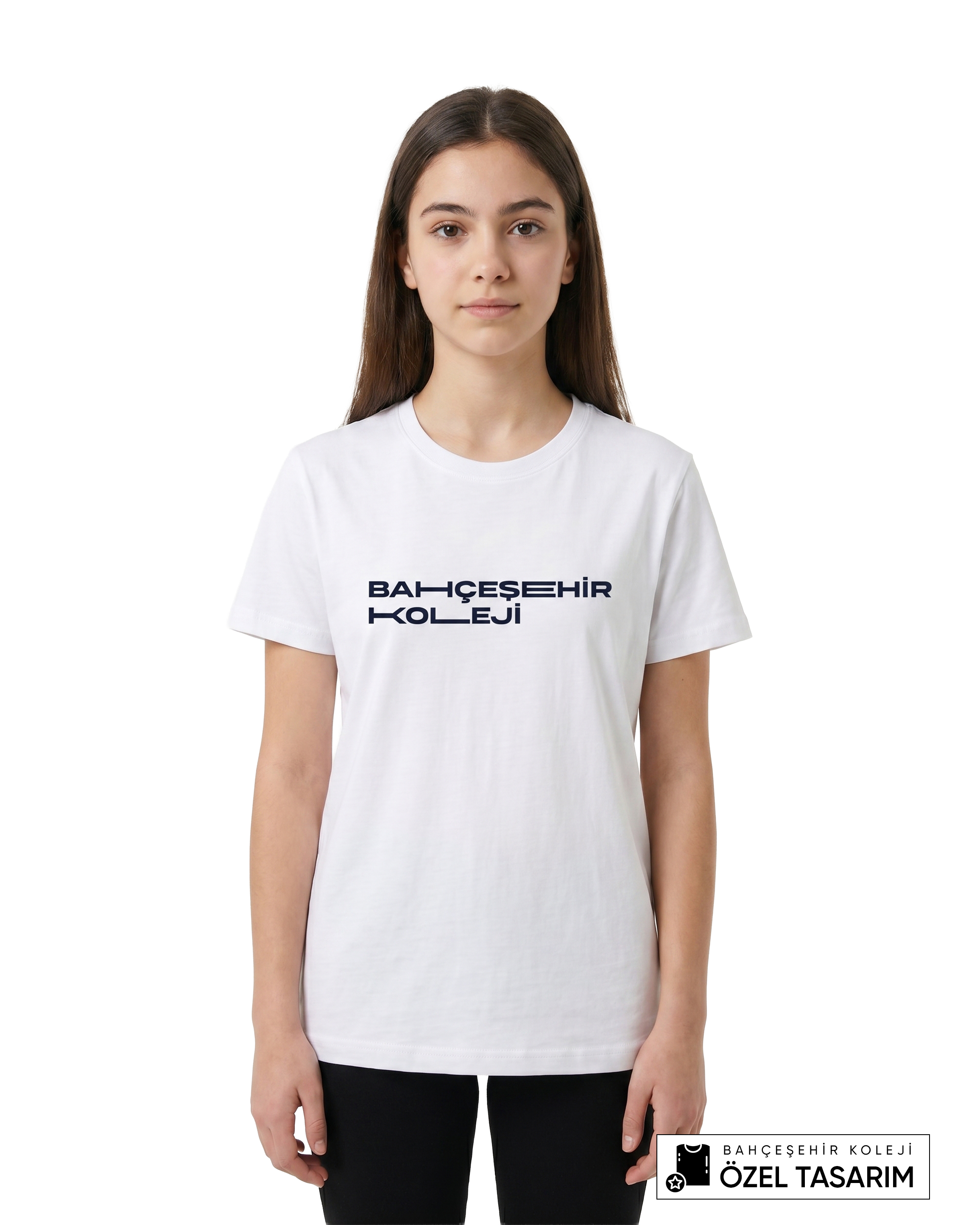 Bahçeşehir Koleji Özel Tasarım Yazılı T-shirt