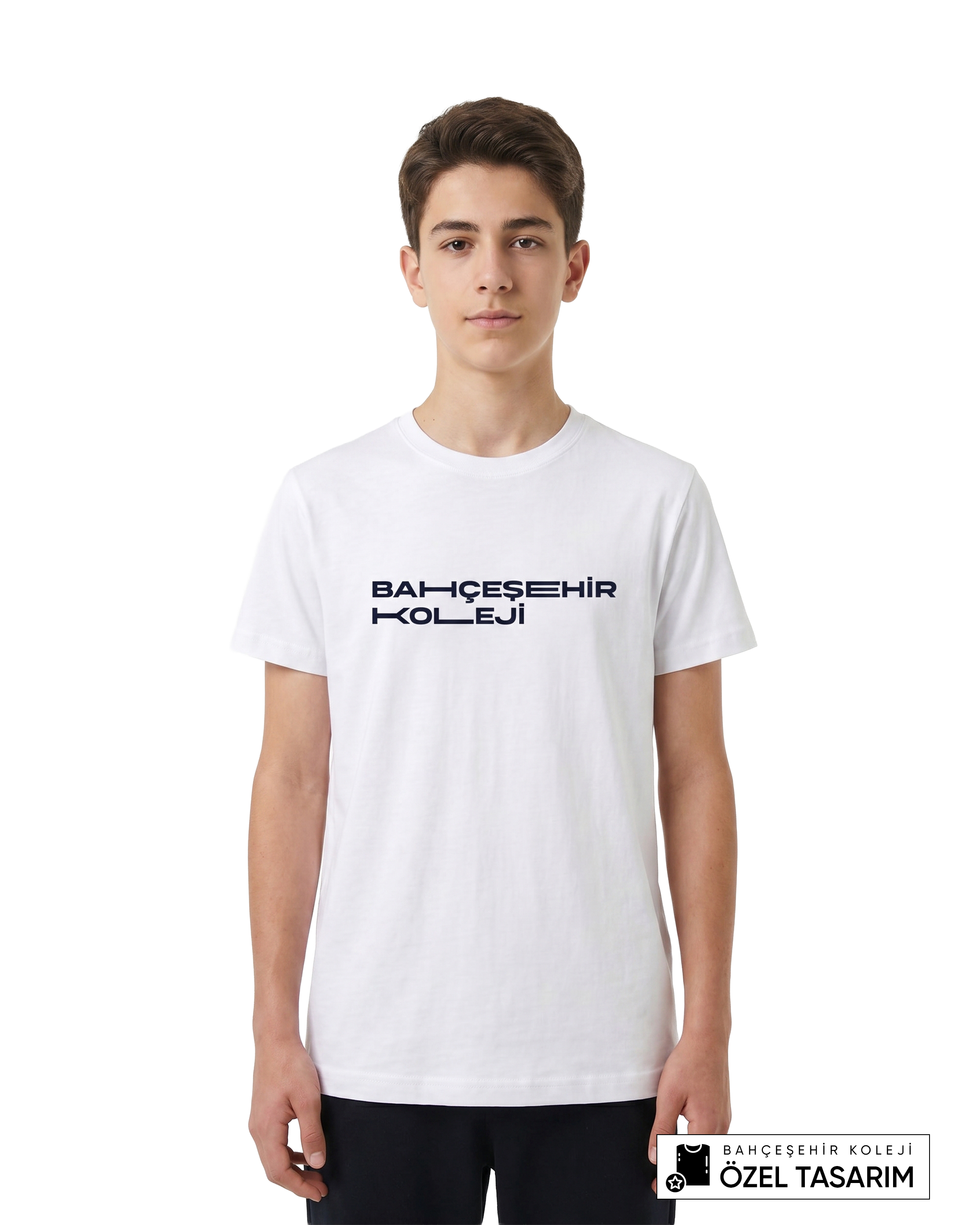 Bahçeşehir Koleji Özel Tasarım Yazılı T-shirt