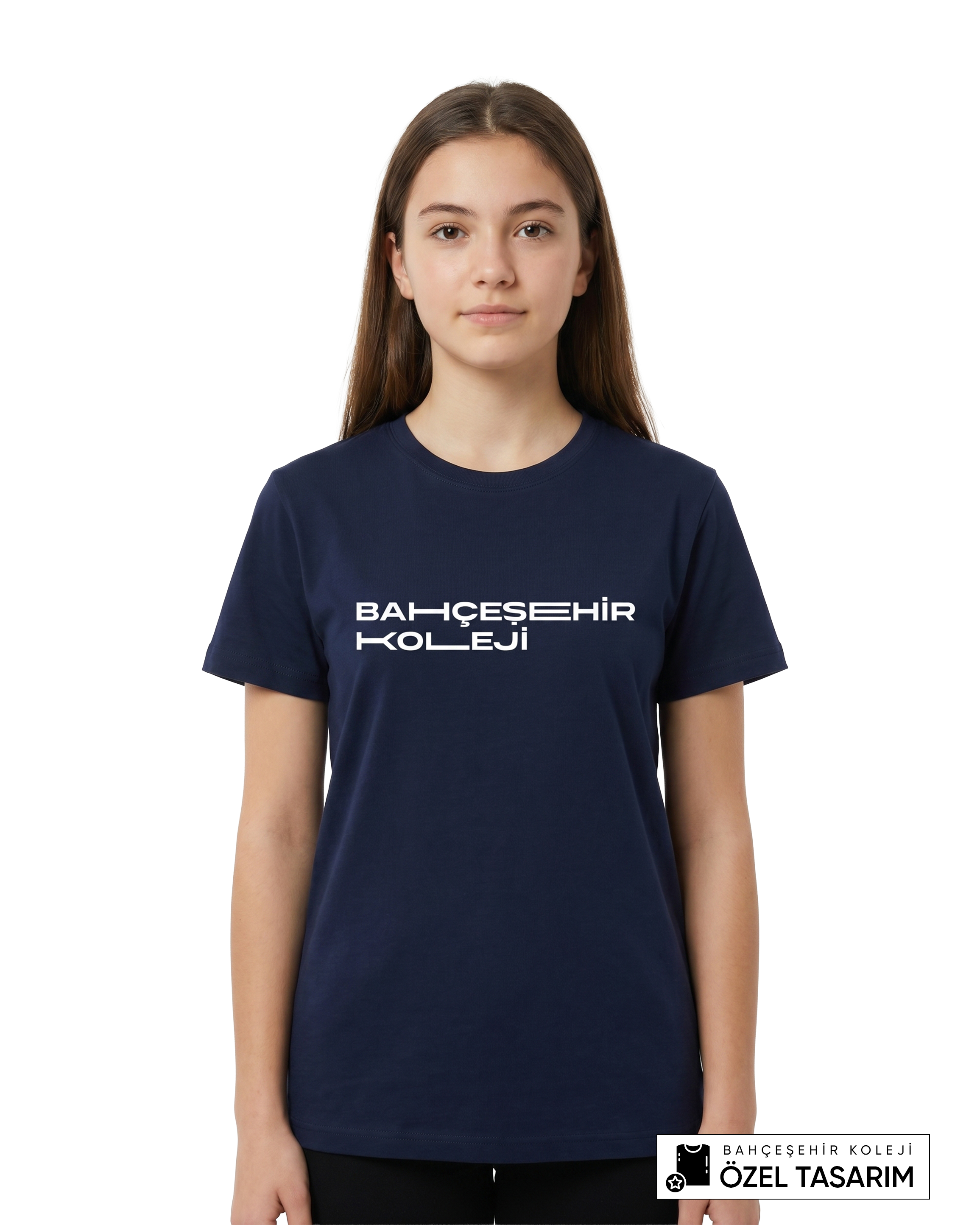 Bahçeşehir Koleji Özel Tasarım Yazılı T-shirt