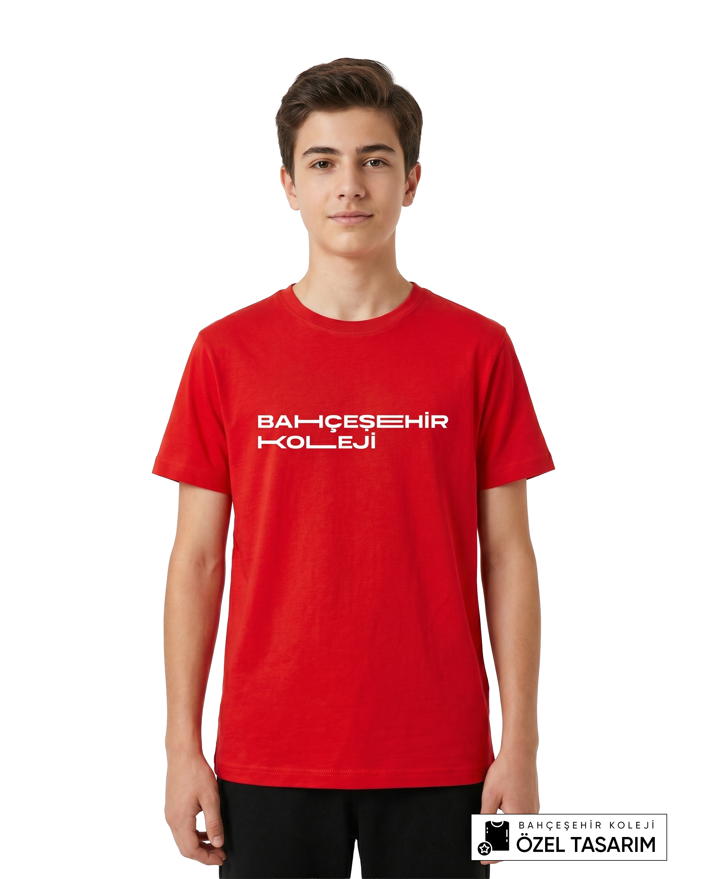 Bahçeşehir Koleji Özel Tasarım Yazılı T-shirt