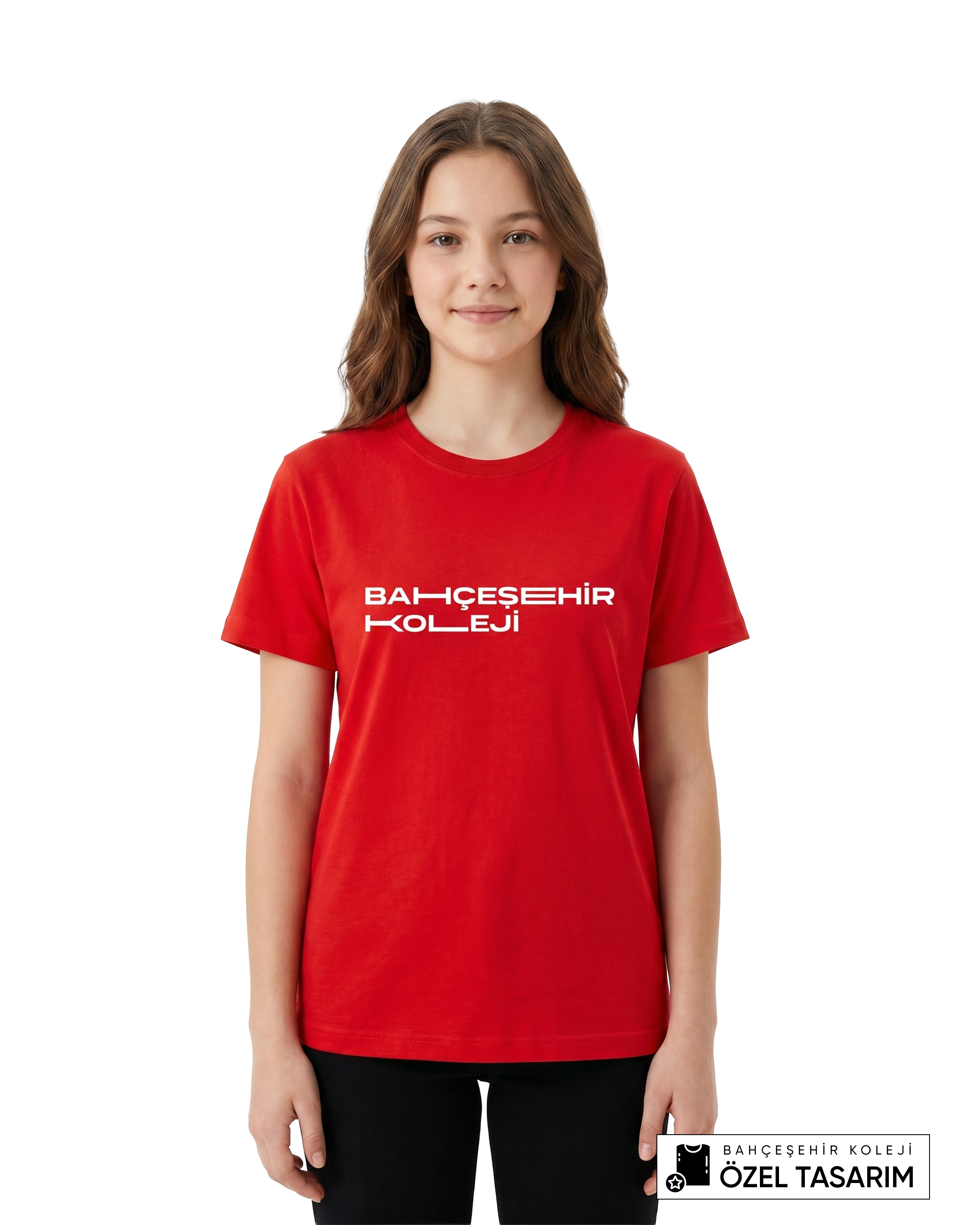 Bahçeşehir Koleji Özel Tasarım Yazılı T-shirt