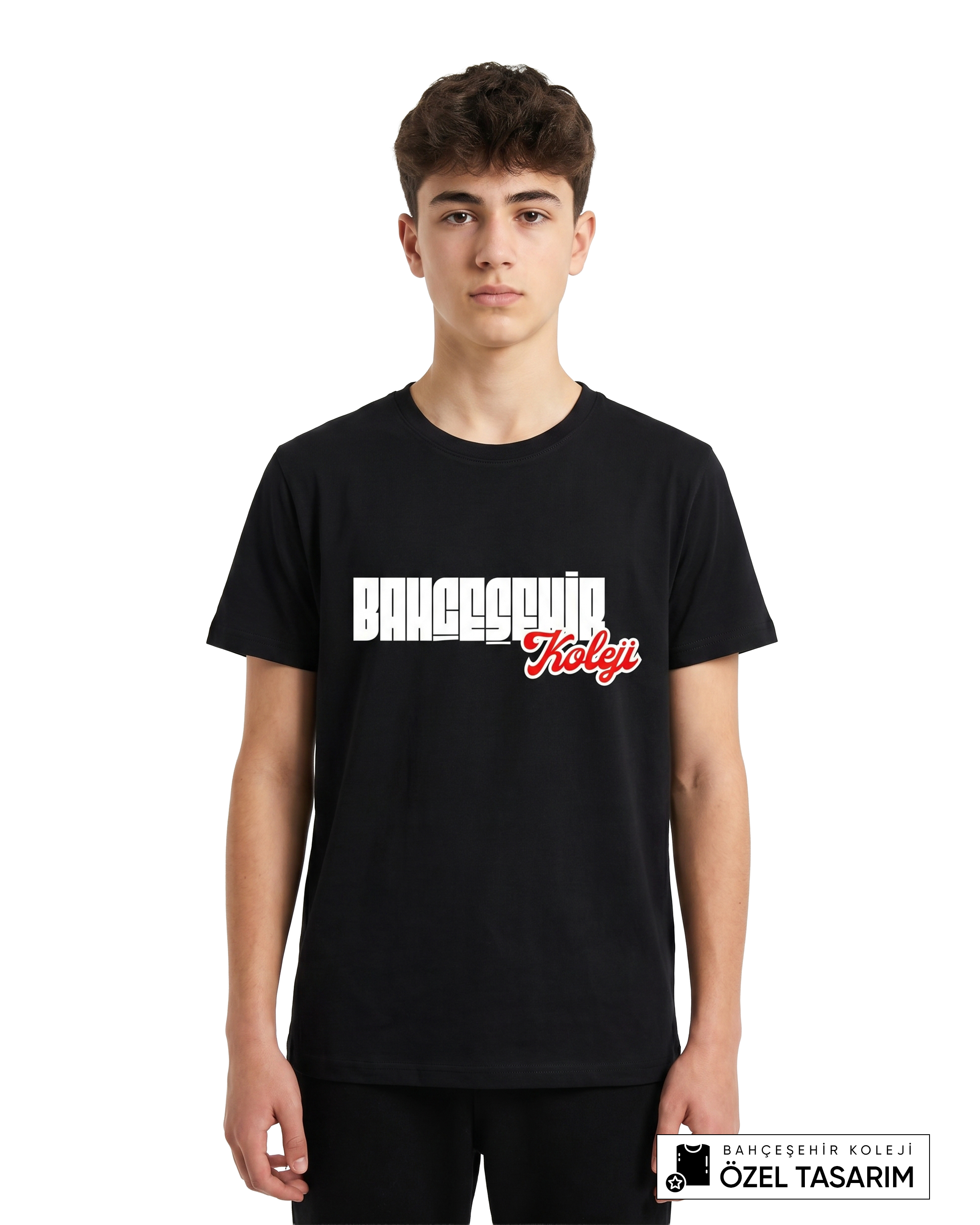 Bahçeşehir Koleji Özel Tasarım Yazılı T-shirt