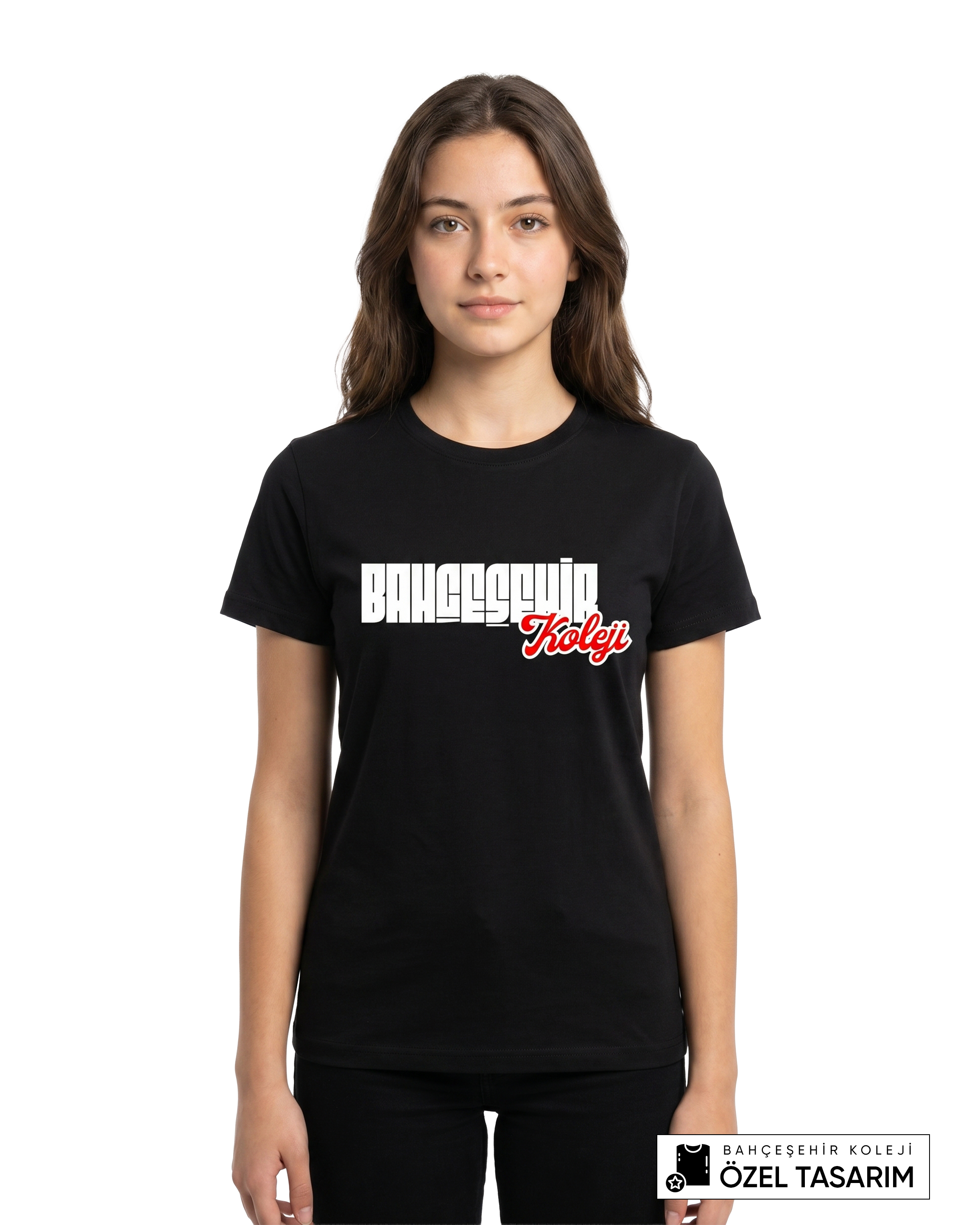 Bahçeşehir Koleji Özel Tasarım Yazılı T-shirt
