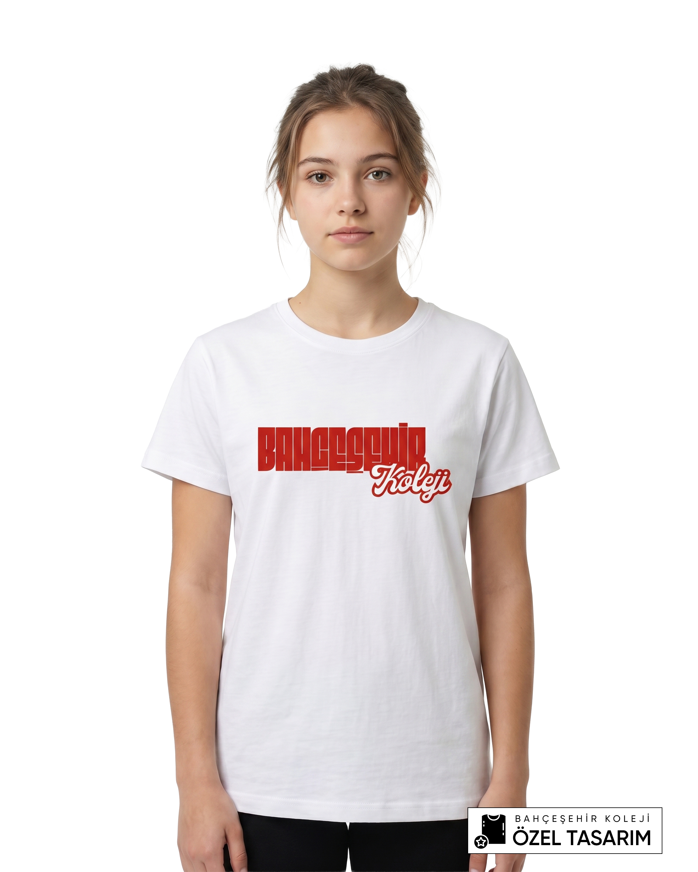 Bahçeşehir Koleji Özel Tasarım Yazılı T-shirt