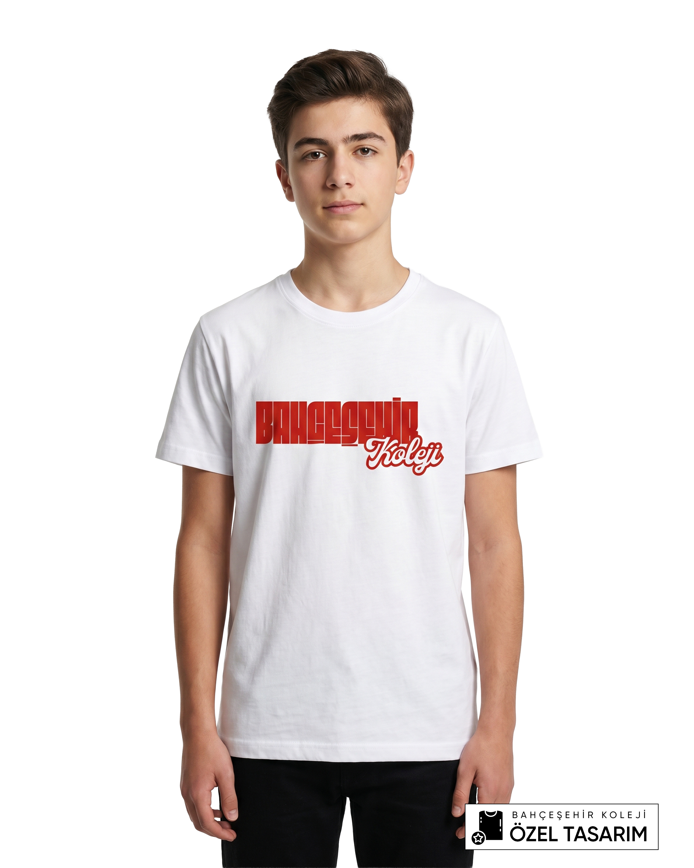 Bahçeşehir Koleji Özel Tasarım Yazılı T-shirt