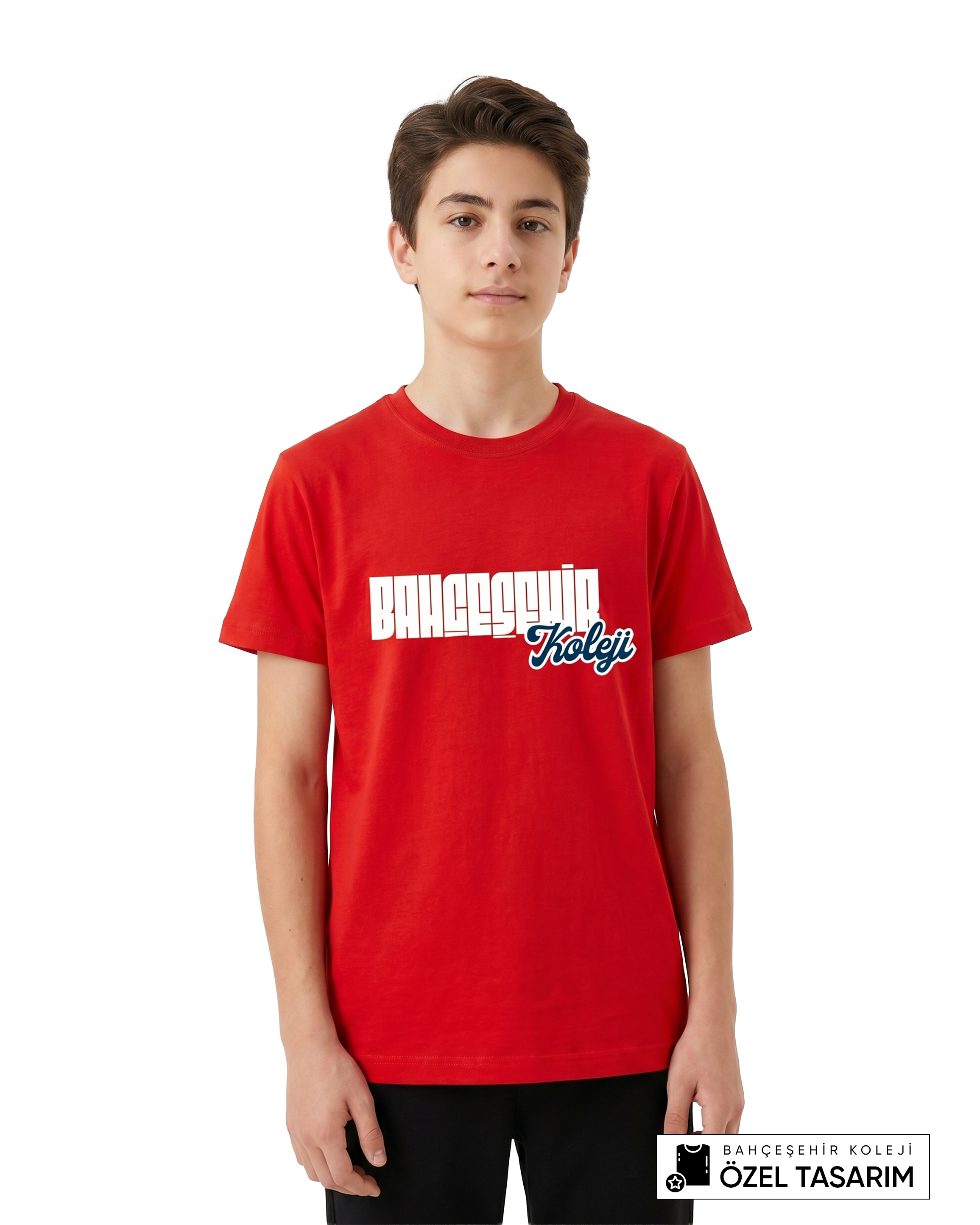 Bahçeşehir Koleji Özel Tasarım Yazılı T-shirt