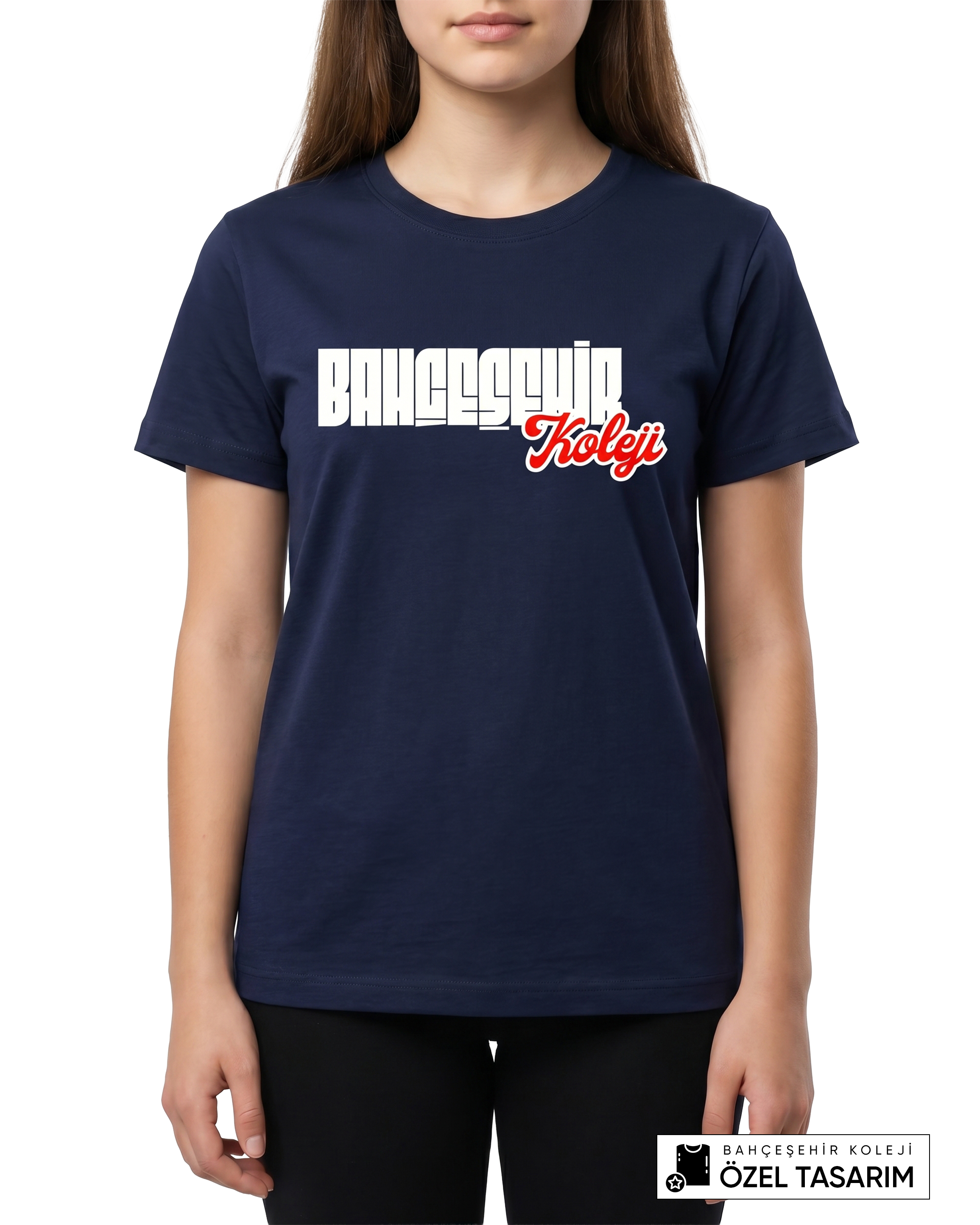 Bahçeşehir Koleji Özel Tasarım Yazılı T-shirt