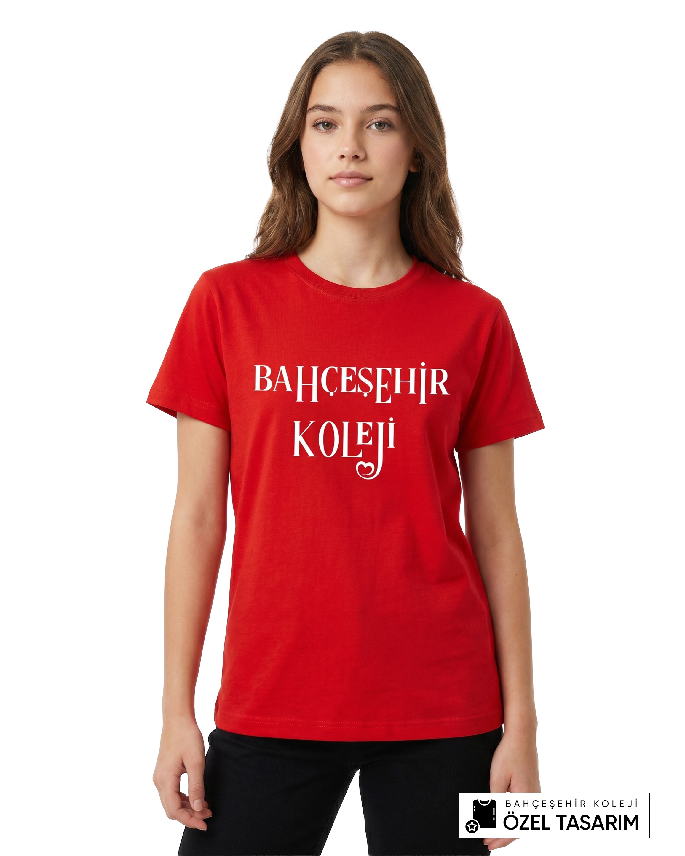 Bahçeşehir Koleji Özel Tasarım Yazılı T-shirt