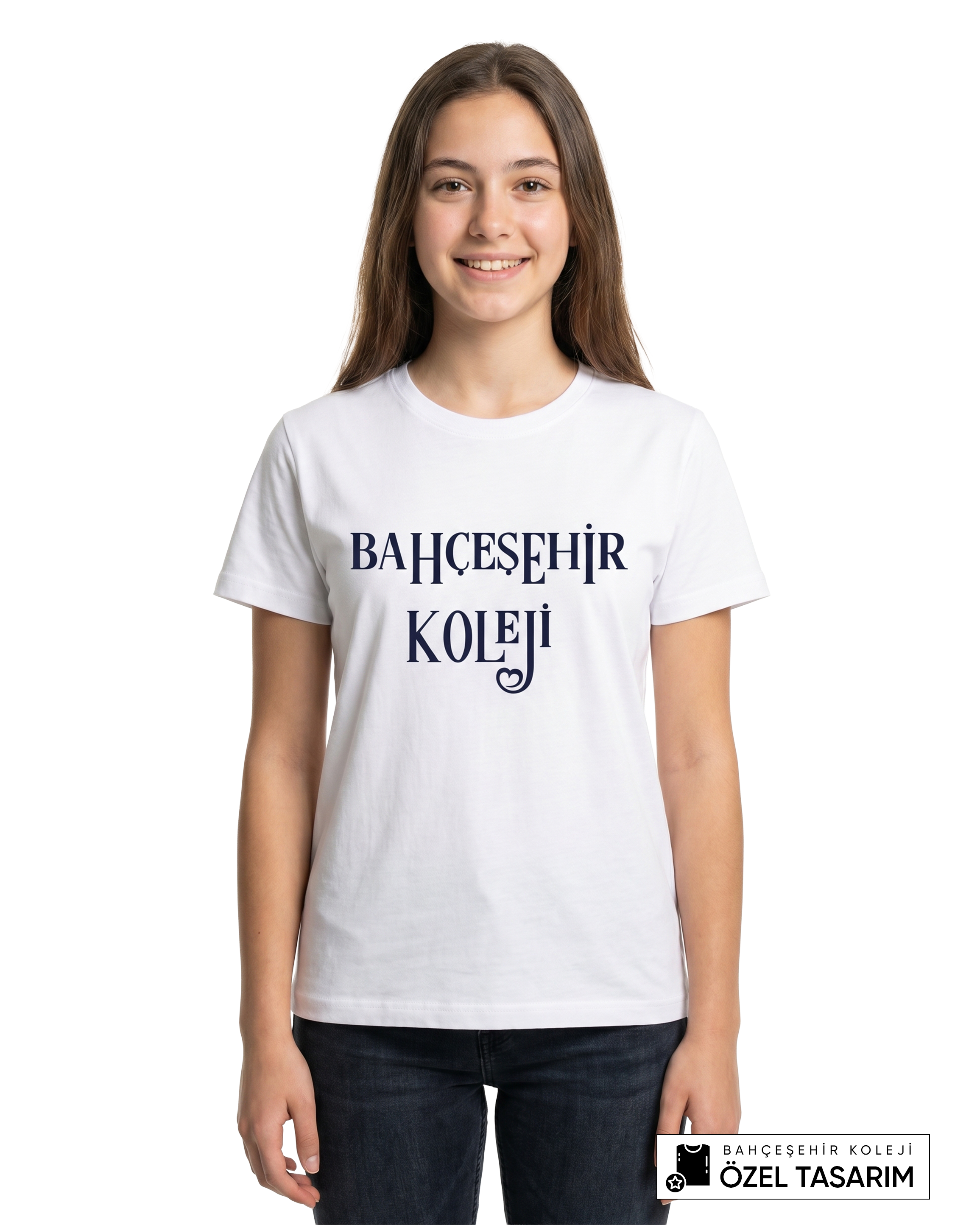 Bahçeşehir Koleji Özel Tasarım Yazılı T-shirt