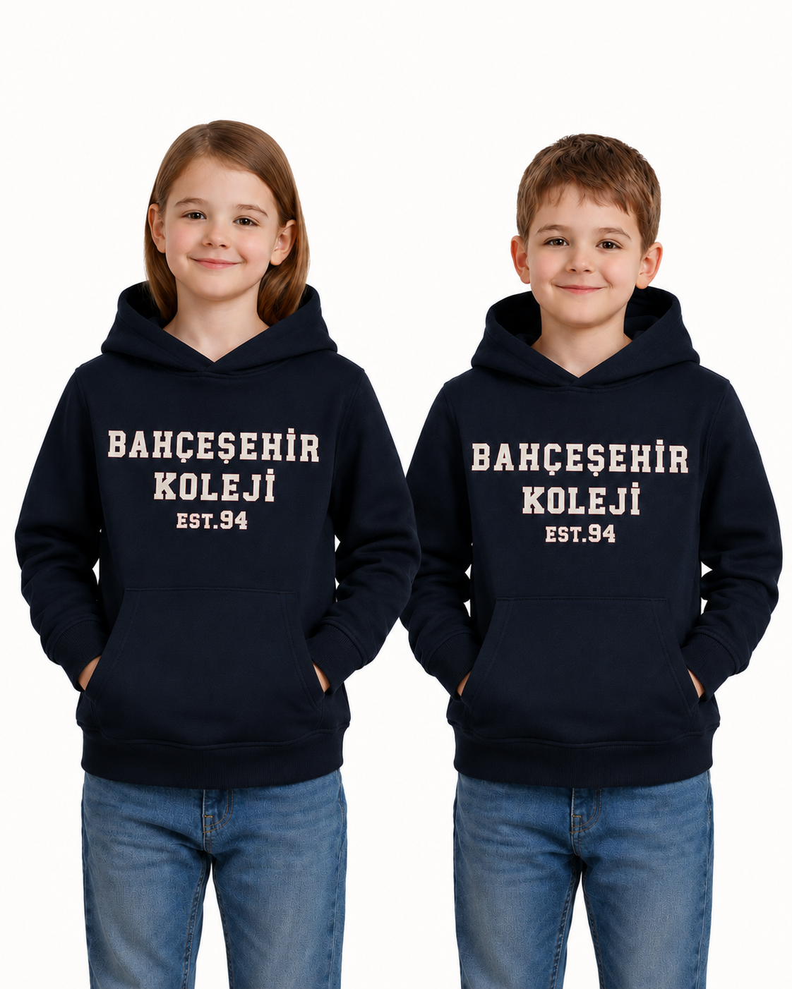 Bahçeşehir Yeni Sezon Koleji EST 94 Kapüşonlu Sweatshirt