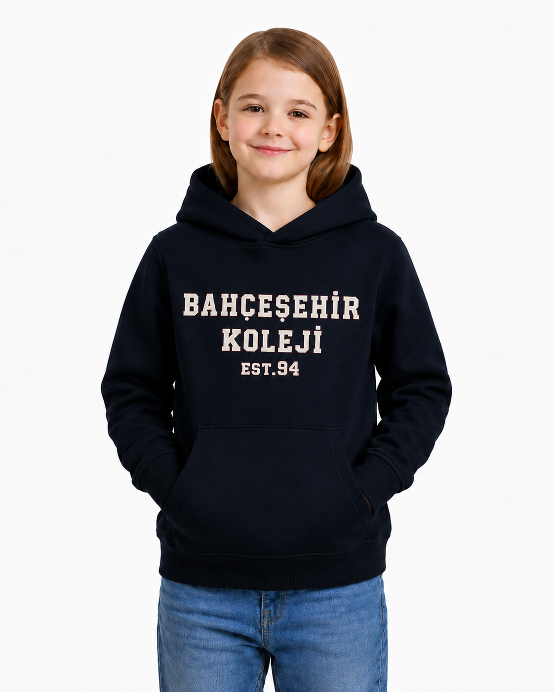 Bahçeşehir Yeni Sezon Koleji EST 94 Kapüşonlu Sweatshirt