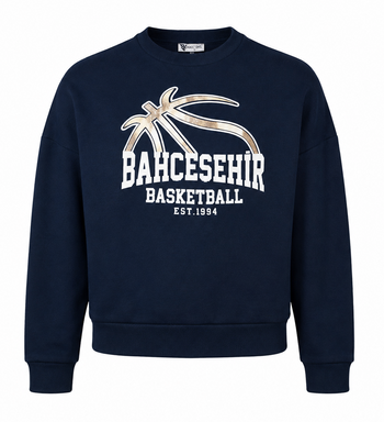 Bahçeşehir Basketball Logolu Sweatshirt