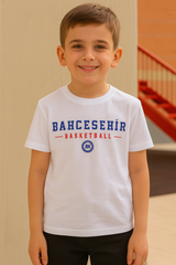 Bahçeşehir Basketball Tişört Beyaz