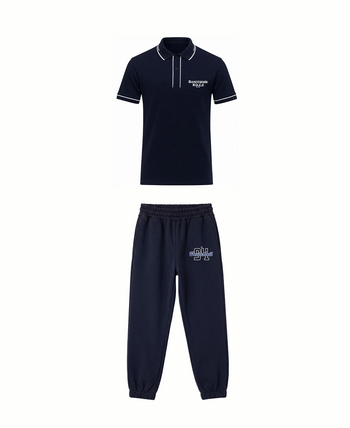Bahçeşehir Yeni Sezon Polo Yaka T-Shirt + Koyu Lacivert Eşofman Kombini
