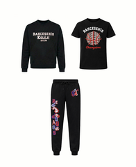 Bahçeşehir EST 94 Sweatshirt + Champion Siyah T-Shirt + Red Dragons Siyah Eşofman Altı Kombin
