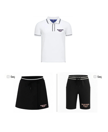 Bahçeşehir Yeni Sezon Polo Yaka T-Shirt + Şort veya Şort Etek Kombini