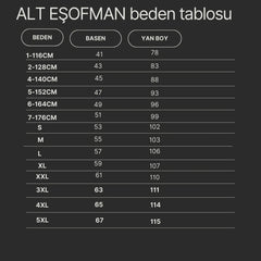 Bahçeşehir  Red Dragons Eşofman Altı 3 iplik Eşofman Altı %100 pamuk bigkeepcollection