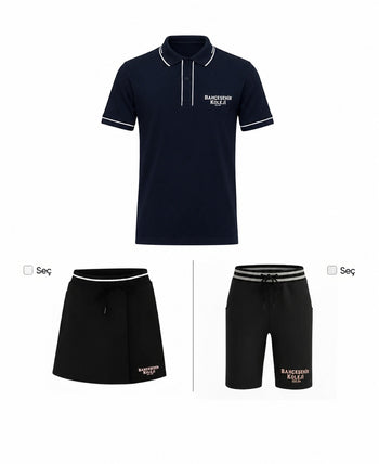 Bahçeşehir Yeni Sezon Polo Yaka T-Shirt + Şort veya Şort Etek Kombini