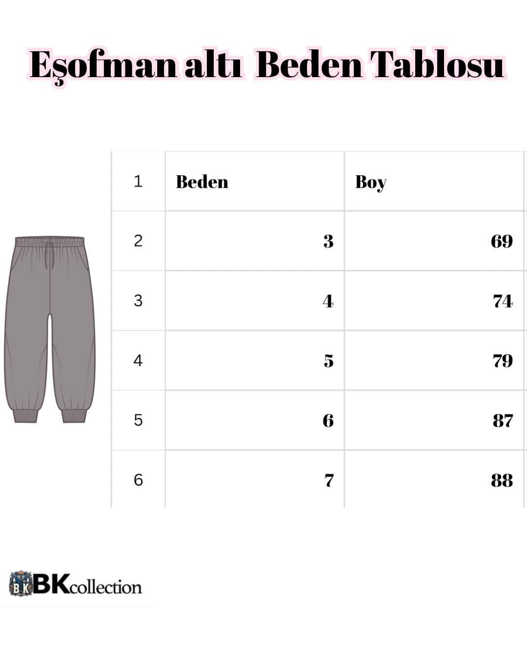3lü Eşofman Altı ACİL KARGO
