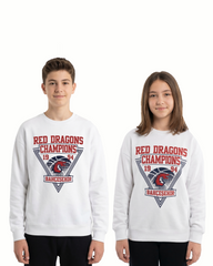 Bahçeşehir Red Dragons Beyaz Sweatshirt