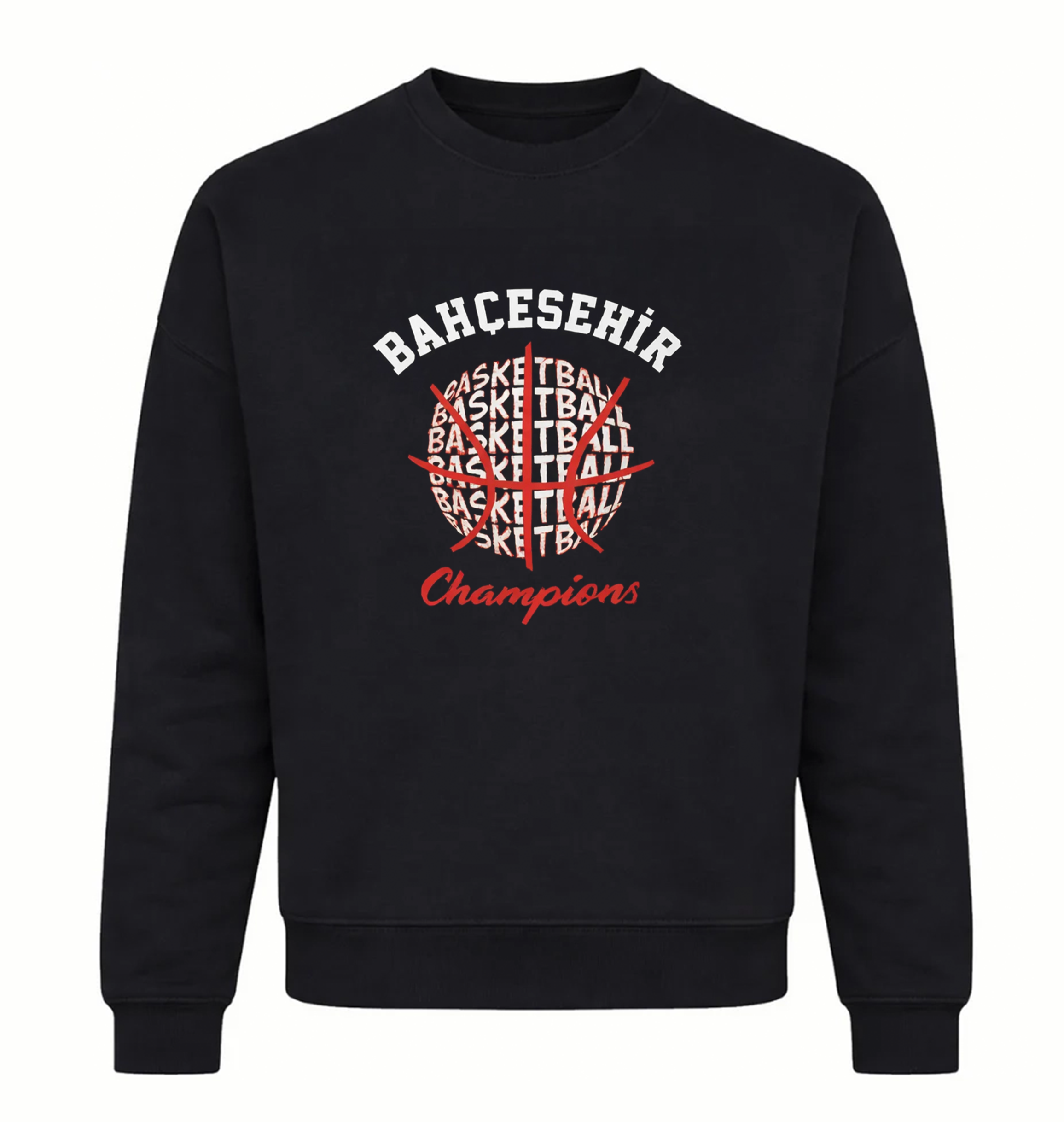 BK Basketball Champion Siyah Sweatshirt