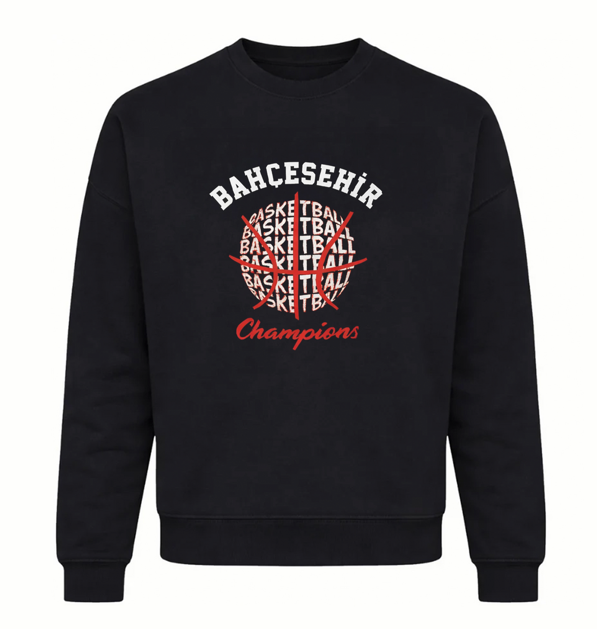 BK Basketball Champion Siyah Sweatshirt