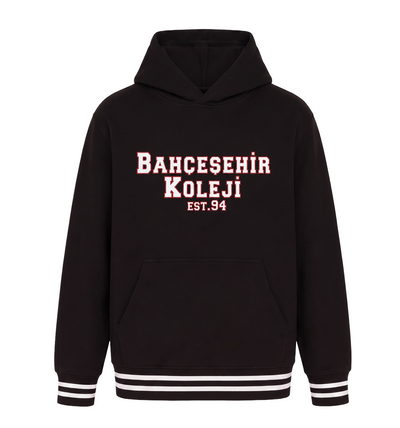Bahçeşehir Koleji 26-27 Yeni Sezon Siyah Kapüşonlu Sweatshirt