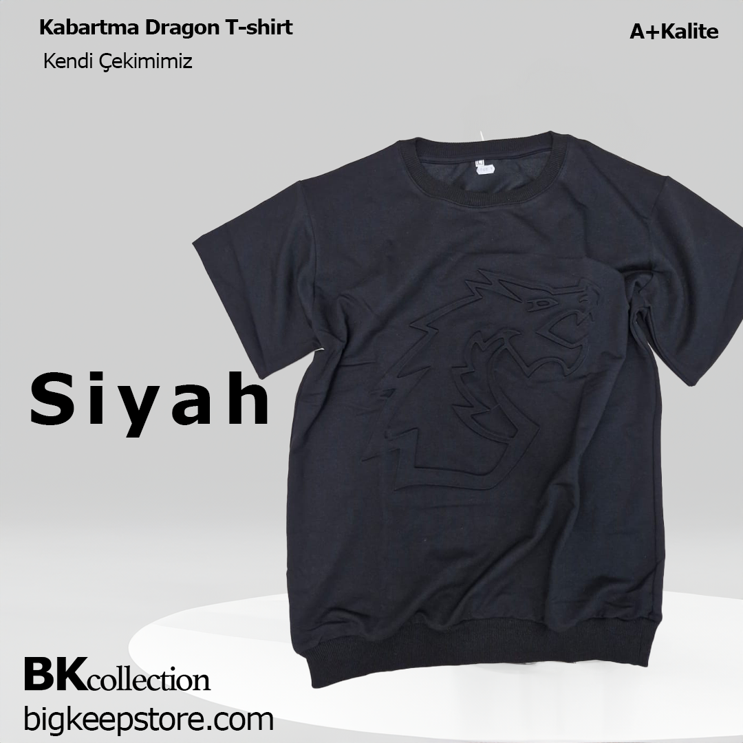 Kabartmalı Dragon T-Shirt